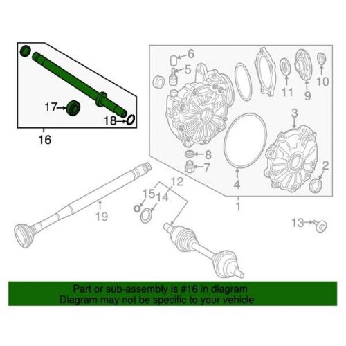 Cv intermediate shaft 2053309905 for mercedesbenz c300 glc300 c63amg c43amg e300