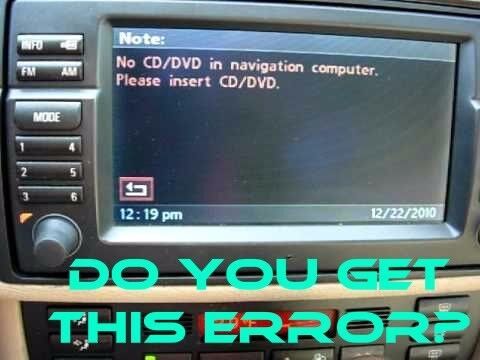 Repair service for bmw mini cooper mk4 dvd gps navigation system computer loader