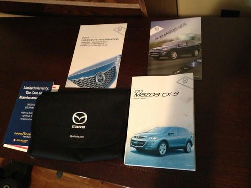 2010 mazda cx9 owners manual