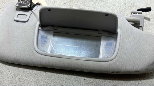 2013-2018 ford fusion front right passenger side sun visor sunvisor gray oem