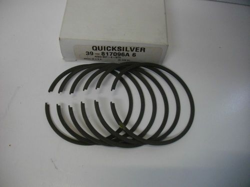 Mercury marine mariner quicksilver 39-817096a6 outboard piston ring set oem 6ea