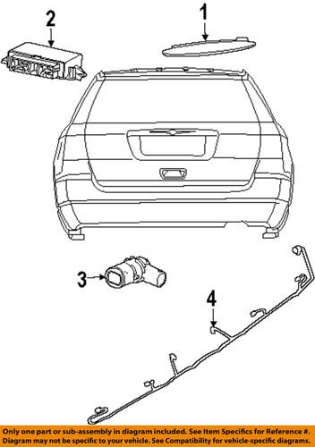 Mopar oem 1af63tzzaa electrical-reverse sensor