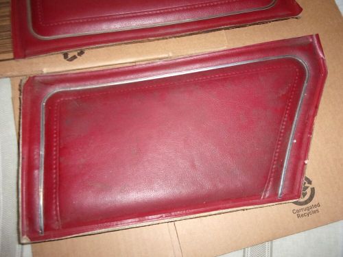 1978 monte carlo rear quarter trim interior inserts