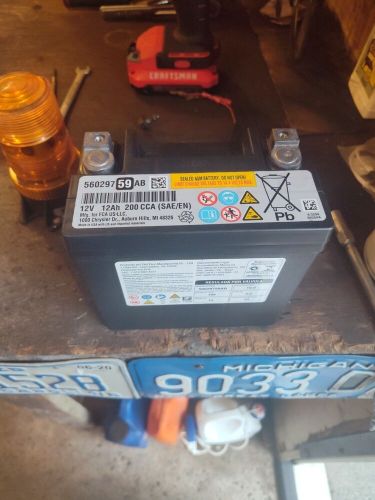 2018-2024 jeep dodge chrysler oem auxiliary battery 56029759ab