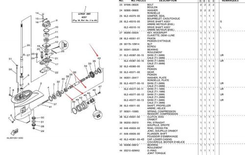 Housing repair kit for 6l2-45361-03-4d yamaha 2t 20hp 25hp outboard 93306-00612