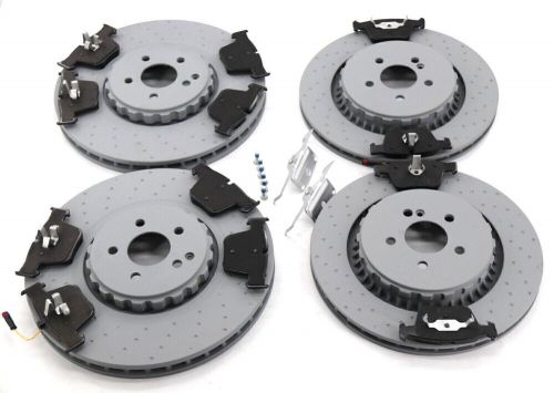 Fits mercedes s63 s65 cl63 cl65 amg front rear brake pads &amp; rotors hot sales