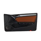 Front right door trim vw golf vi 6 convertible door trim faux leather brown-