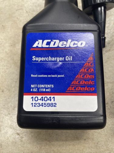 (2) 4 oz bottles gm oem ac delco supercharger oil eaton mercedes mini r53 others