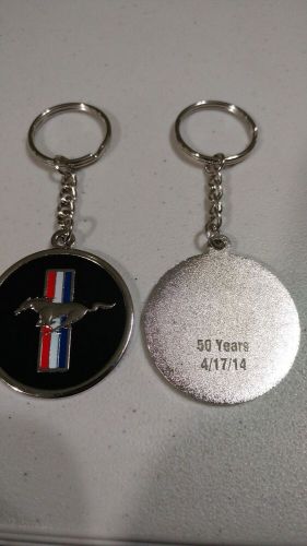 Ford mustang fifty  year anniversary limited edition key chain  metal  4/17/14