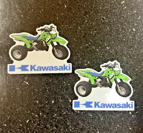 Two stickers vintage kxt 250 tecate 3 atc decal 250r wheeler atc250r