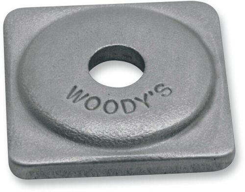 Woody&#039;s grand digger square aluminum support plate natural 5/16&#034; 6-pack