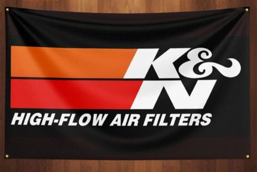 K&amp;n workshop/mancave advertising fan flag/banner