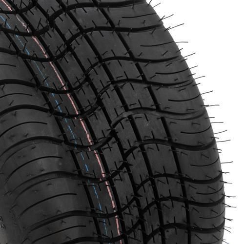 Set of 2 205/50-10 dot golf cart tires 4 ply rated lrb tubeless black rubber