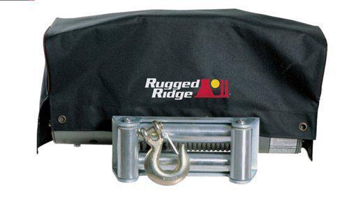 Rugged ridge winch cover for rugged ridge 8,500 and 10,500 lbs winches