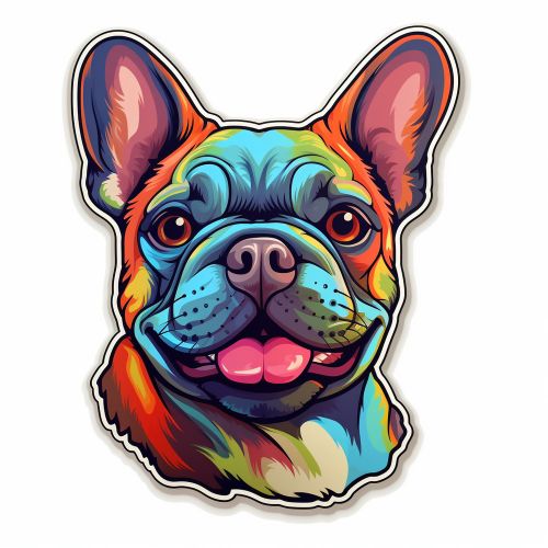 Xxxl 30x30 cm car sticker sticker french bulldog sticker-