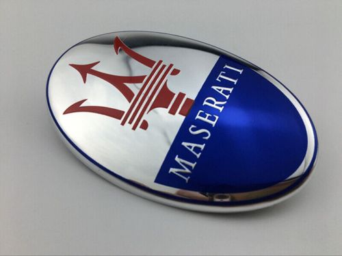 Car front hood emblem badge for maserati quattroporte levante granturismo ghibli