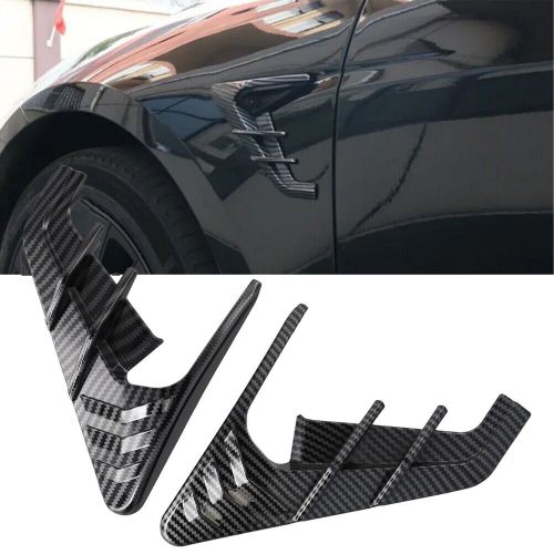 8) custom fit side camera indicator protection trim for tesla for model 3 y