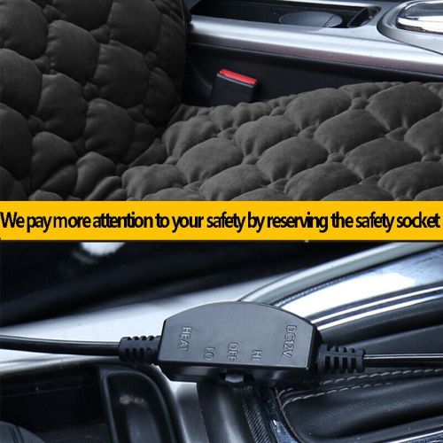 Car suv heated seat cushion cover warmer temperature controller adjustable 12v