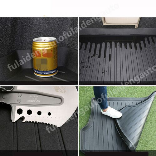 All weather trunk floor cargo tray liner mat for nissan armada patrol y62 16-19