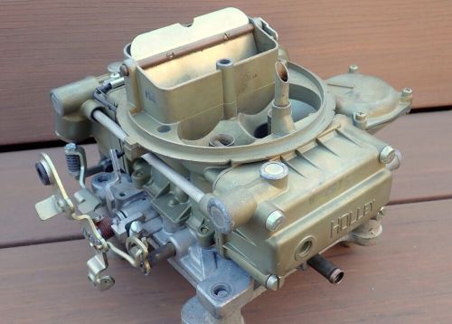 Oem gm holley carb list 3839 67 chevelle 396 350hp manual trans ca smog 711 date