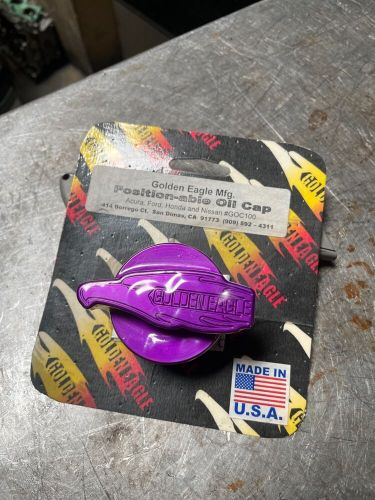 Golden eagle position-able oil cap gdc100 - purple