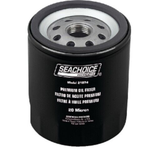 Seachoice 20 micron oil filter replacement for gm / chevy v-6