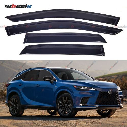 For lexus rx350 350h 500h 2023-2024 window visor vent shades sun rain guard trim