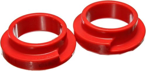 Energy suspension 9.6119r coil spring isolator set , red 1 count (pack of 1)