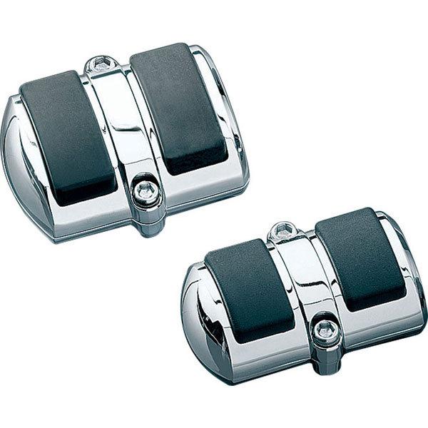 Chrome kuryakyn brake pedal pad cover