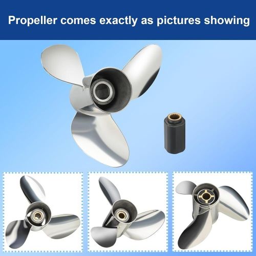 13 1/2x20 raker series prop outboard ss propeller for yamaha engines 70-100hp rh