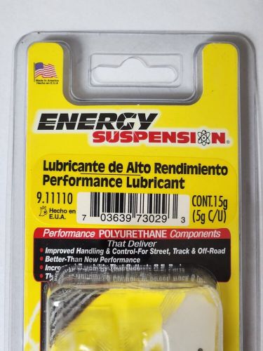 (new 3 pack) energy suspension 9.11110 bushing prelube automotive care 1.5g