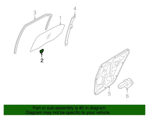 Genuine hyundai door glass clip 83412-2l000