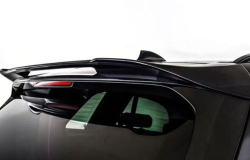 Fit for bmw x5 g05 1pcs 2019 2020-2021 abs black roof trunk spoiler wing flap