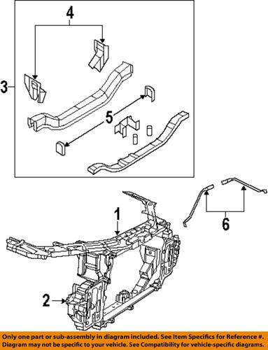 Mopar oem 5155810aa radiator support-support brace