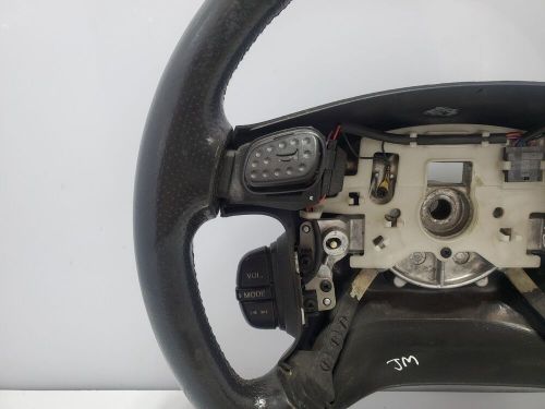 ✅ oem land rover discovery l318 steering wheel leather black w/ cruise switch