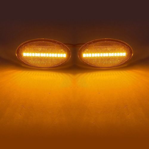 Led clear dynamic side marker light turn signal light for mini cooper r50 r52 53