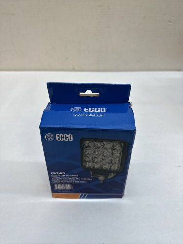 Ecco ew2421 4.3 in. square aluminum housing flood 16 leds light