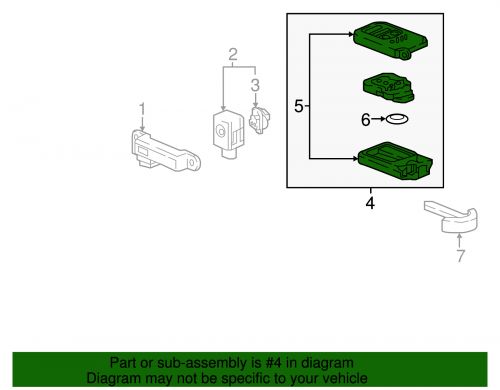 Genuine honda transmitter 72147-tva-a22