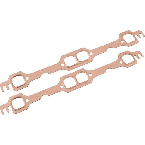 Copper exhaust gasket - d-port heads, fits chevy small block