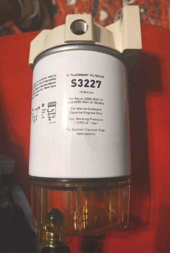 Universal s3227 fuel filter water separator complete durable 320r-rac-01