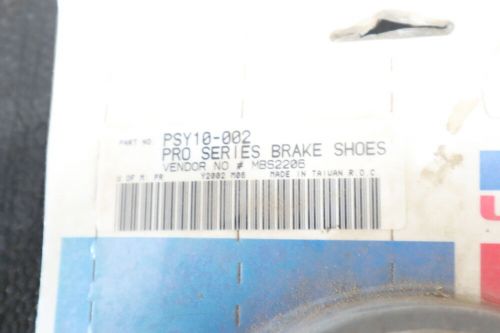 Parts unlimited pro series brake shoes psy10-002