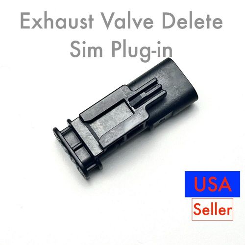 1x ford focus rs exhaust valve simulator delete plug for factory/aftermarket use