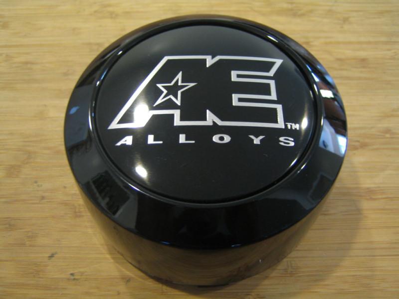 Ae alloys american eagle gloss black snap in center cap w/ lockring 3302 aewc