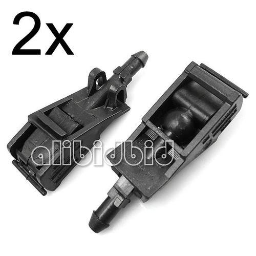 2 pcs vw volkswagen windshield window washer spray nozzle 6e0955985b