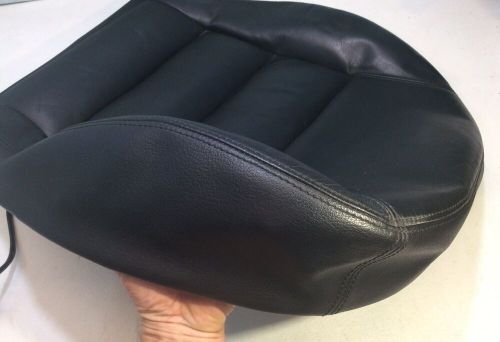 Genuine volkswagen passat front bottom lower seat cover black leather oem