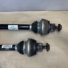 13-18 audi a6 a7 a8 s8 set of 2 left right driver rear cv axle shaft pair 4.0