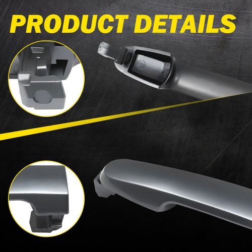 Front lh or rh outside door handle fits toyota corolla rav4 gray 1g3 a