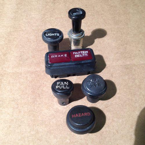 Control switches and knobs land cruiser fj40 fj45 bj42 bj45 hj47 - oem 1979 lot