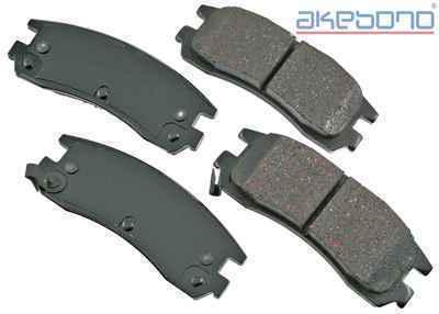 Akebono act714 brake pad or shoe, rear-proact ultra premium ceramic pads