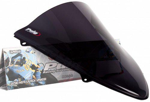 Puig racing windscreen dark smoke for kawasaki ninja 250r 2008-2010